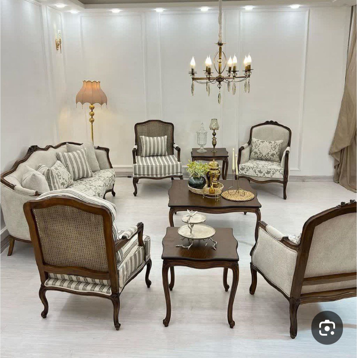 مدل کلاسیک ابزاری فرانسوی با منبت